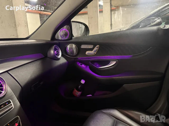 Амбиентно осветление + монтаж за Mercedes C Class W205, GLC X253, W253, E W213 и др.., снимка 4 - Сервизни услуги - 55906400