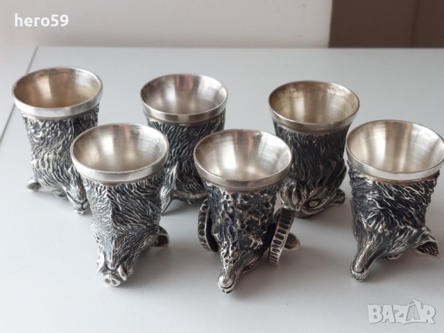 Много редки Руски сребърни чаши за ракия/сребро 84/ПРОДАДЕНИ, снимка 10 - Чаши - 41229173
