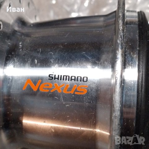 Нова  задна  главина-   SHIMANO - NEXSUS ,с  7 вътрешни скорости  , свободен венец  .