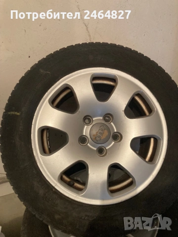 Продавам алуминиеви джанти с гуми