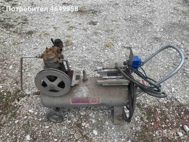 Продавам компресор за въздух 60л без ел мотор , снимка 3 - Други машини и части - 52444996