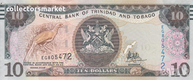10 долара 2006, Тринидад и Тобаго