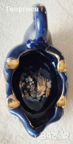 Пепелници,свещници порцелан,цветно стъкло,инокс., снимка 8 - Лули - 51892097