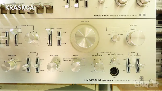 UNIVERSUM 2500 & GOLD STAR TCD - 1600 & GST - 1010, снимка 5 - Ресийвъри, усилватели, смесителни пултове - 47440222