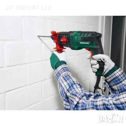 Немски Перфоратор Къртач PARKSIDE 800W SDS, снимка 5 - Бормашини - 47587258