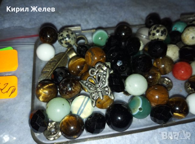 ЛОТ ШЛИФОВАНИ ТОПЧЕТА от ПОЛУСКЪПОЦЕННИ КАМЪНИ и ВИСУЛКИ - МАТЕРИАЛ за ХЕНД МЕЙД БИЖУТА НАКИТИ 37233, снимка 8 - Бижутерийни комплекти - 42026615