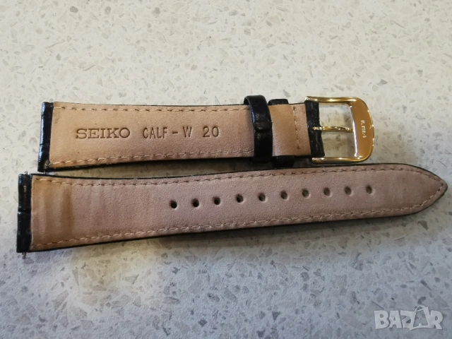 КОЖЕНА КАИШКА ЗА SEIKO, снимка 4 - Каишки за часовници - 53849530