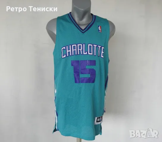 Тениска на Шарлът Хорнетс • Kemba Walker #15 • NBA • синьо • размер L • Мъже