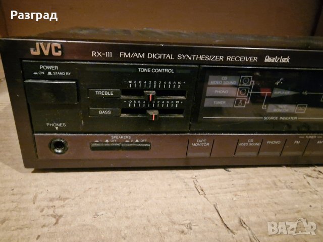 Усилвател ресийвър JVC  RX-111BK, снимка 3 - Ресийвъри, усилватели, смесителни пултове - 41206025