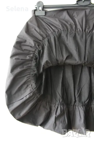 Ефектна черна пола , снимка 4 - Поли - 49573824