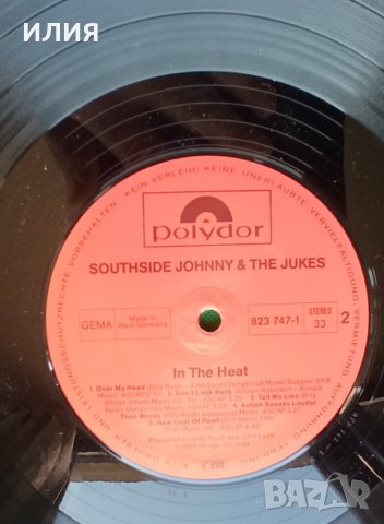 Southside Johnny & The Jukes – 1984 - In The Heat(Polydor – 823 747-1)(Rock & Roll), снимка 3 - Грамофонни плочи - 44822959