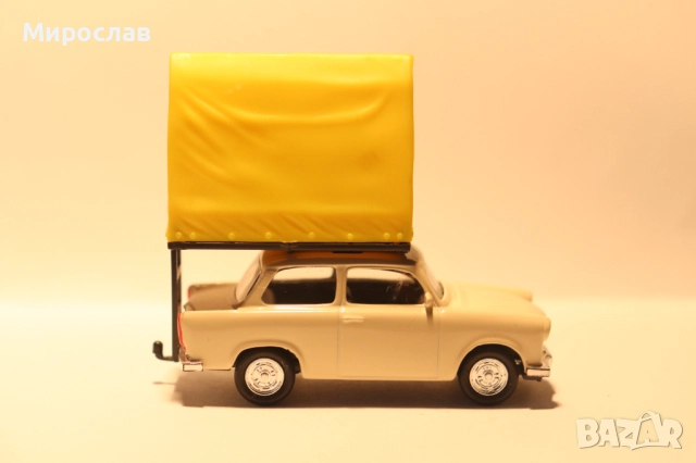 1/64 GRELL MODEL TRABANT ТРАБАНТ КОЛИЧКА ИГРАЧКА МОДЕЛ, снимка 3 - Колекции - 52333407