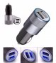 3.1A USB АДАПТЕР ЗА ЗАПАЛКА, КРЪГЪЛ - код Алуминий+ABS, снимка 7