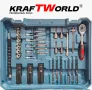 KraftWorld Акумулаторен Ударен Гайковерт 24V 4Ah – 850Nm + Куфар и 35 Части!, снимка 5