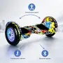 Електрически Ховърборд с 10 инчови гуми LED и Bluetooth, снимка 4