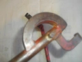 Тръбогиб 12мм Ръчен уред за огъване на метални дебелостенни тръби диаметър до ф12мм Старо качество, снимка 12