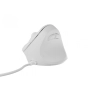 Natec Vertical Mouse Crake 2 Pro Жична оптична мишка- 12800DPI, RGB, 6 бутона, Бяла, снимка 11