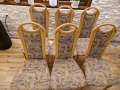 Масивни и високи дървени трапезни столове, снимка 5