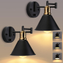 Lampop Ретро стенни лампи, Димируеми, регулируеми рамена, Е27, 2 броя, снимка 1 - Лампи за стена - 44514090