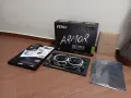 Запазена геймърска видеокарта MSI GeForce GTX 1070 ARMOR OC 8GB (пълна окомплектовка), снимка 1