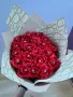 Ръчно изработени букети от сатенени рози , снимка 1