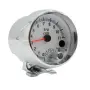 Бял оборотомер 3.75 инча до 11000 RPM за 8 цилиндъра, снимка 1