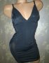 Secret possession S- Оформяща черна къса рокля/ подплата , снимка 3