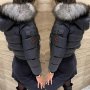 Дамско яке с лисица Moncler код 81, снимка 1 - Якета - 34234850