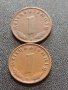 Две монети 1 райхспфенинг 1938г. / 1 райхспфенинг 1937г. Трети райх с СХВАСТИКА редки 37760