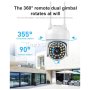 Куполна Безжична Камера 28LED YCC365 Plus 5MP, снимка 5