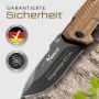 Сгъваем нож BERGKVIST® K10 (двуръчен нож) - Остър джобен нож за дейности на открито и оцеляване, снимка 4