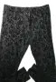 Черен тюлен клин с флорална релефна окраска L/XL, снимка 2