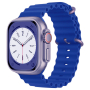Каишка за часовник за Apple Watch 1/2/3/4/5/6/7/8/9/SE/SE 2/Ultra/Ultra 2 (42/44/45/49mm) - Blue, снимка 1 - Аксесоари за Apple - 44731792