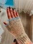 Нови ръчно плетени ръкавици без пръсти, снимка 2