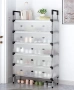 Сглобяем Шкаф за Обувки на 5 нива – Лек, Прахоустойчив и Спестяващ Място Органайзер, снимка 3