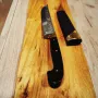 Ловен масивен нож, с дръжка от биволски рог Нов!, снимка 8