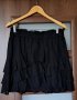 Черна пола на волани-размер S/М, снимка 1 - Поли - 41316198