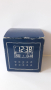 часовник антикварен, куб, марка Рееко  Reeko, дизайнерски, будилник, календар Германия, снимка 6