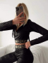 Дамски клин и късо яке за йога, фитнес,разходка Versace, снимка 2