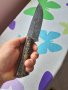 Нож от дамаскка стомана, снимка 1 - Ножове - 33910799
