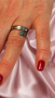 Уникален дамски пръстен с камъни цирконий Doria, снимка 1 - Пръстени - 44624331