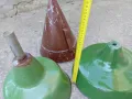 старинна емайлирана промишлена лампа, снимка 10