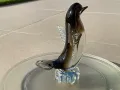 Пингвин, стъкло, PukeBerg Glas Bruk, Швеция., снимка 4