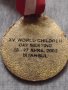 Стар рядък медал 🏅 за колекция декорация - 25951, снимка 4