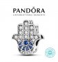 Талисман сребро 925 Pandora Fatima's hand. Колекция Amélie, снимка 1 - Гривни - 39013587