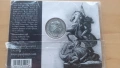 20 паунда 2013, сребро 999, Великобритания UNC,20 pounds, Свети Георги, снимка 3