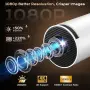 Нов Преносим проектор със стойка 1080P 4K WiFi Bluetooth HDMI USB за кино, снимка 2