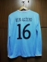 Manchester City Aguero Home 2013 2014 Nike Long Sleeve оригинална тениска фланелка Манчестър Сити, снимка 1