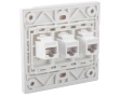 Стенна платка за Ethernet, 3 порта, снимка 2