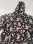 Дамски къс суичър с качулка и цветен принт (Crop hoodie), снимка 2
